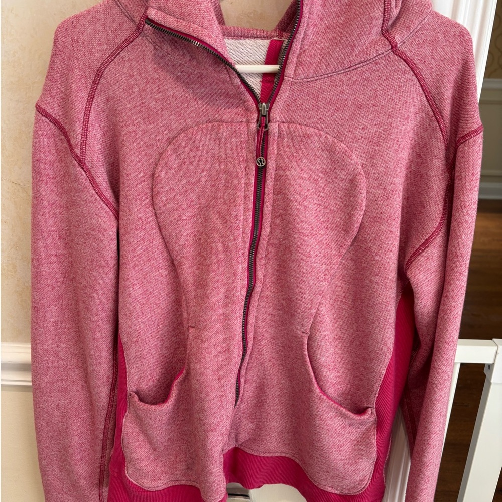 Pink Zip-Up Hoodie